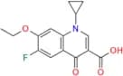 1-Cyclopropyl-7-ethoxy-6-fluoro-4-oxo-1,4-dihydroquinoline-3-carboxylic Acid