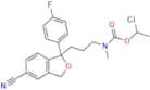 1-Chloroethyl (3-(5-cyano-1-(4-fluorophenyl)-1,3-dihydroisobenzofuran-1-yl)propyl)(methyl)carbamate