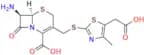 (6R,7R)-7-Amino-3-(((5-(carboxymethyl)-4-methylthiazol-2-yl)thio)methyl)-8-oxo-5-thia-1-azabicyclo…