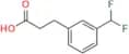 3-(3-(Difluoromethyl)phenyl)propanoic Acid