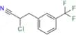 2-Chloro-3-(3-(trifluoromethyl)phenyl)propanenitrile