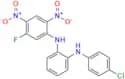 N1-(4-Chlorophenyl)-N2-(5-fluoro-2,4-dinitrophenyl)benzene-1,2-diamine