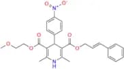 3,5-Pyridinedicarboxylic acid, 1,4-dihydro-2,6-dimethyl-4-(4-nitrophenyl)-, 3-(2-methoxyethyl) 5-[…