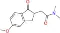 2-(5-Methoxy-1-oxo-2,3-dihydro-1H-inden-2-yl)-N,N-dimethylacetamide