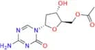 ((2R,3S,5S)-5-(4-amino-2-oxo-1,3,5-triazin-1(2H)-yl)-3-hydroxytetrahydrofuran-2-yl)methyl acetate