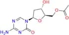 ((2R,3S,5R)-5-(4-amino-2-oxo-1,3,5-triazin-1(2H)-yl)-3-hydroxytetrahydrofuran-2-yl)methyl acetate