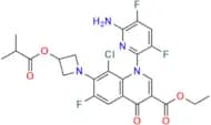 Ethyl 1-(6-amino-3,5-difluoropyridin-2-yl)-8-chloro-6-fluoro-7-(3-(isobutyryloxy)azetidin-1-yl)-4-…