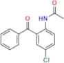 N-(2-Benzoyl-4-chlorophenyl)acetamide