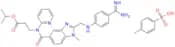 Isopropyl 3-(2-(((4-carbamimidoylphenyl)amino)methyl)-1-methyl-N-(pyridin-2-yl)-1H-benzo[d]imidazo…