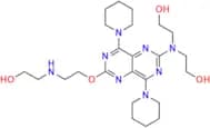 2,2-((6-(2-((2-Hydroxyethyl)amino)ethoxy)-4,8-di(piperidin-1-yl)pyrimido[5,4-d]pyrimidin-2-yl)azan…