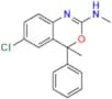 6-Chloro-N,4-dimethyl-4-phenyl-4H-benzo[d][1,3]oxazin-2-amine