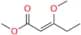 3-Methoxy-2-pentenoic Acid Methyl Ester