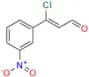 (E)-3-chloro-3-(3-nitrophenyl)acrylaldehyde