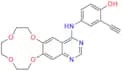 2-Ethynyl-4-((7,8,10,11,13,14-hexahydro-[1,4,7,10]tetraoxacyclododecino[2,3-g]quinazolin-4-yl)amin…