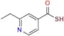 2-Ethylpyridine-4-carbothioic S-acid