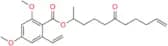 rac 2-Ethenyl-4,6-dimethoxy-benzoic Acid 1-Methyl-5-oxo-9-decen-1-yl Ester