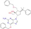 Cyclopentanemethanol, 5-[2-amino-6-(phenylmethoxy)-9H-purin-9-yl]-3-(dimethylphenylsilyl)-1-hydrox…