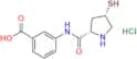 3-[[[(2R,4R)-4-Mercapto-2-pyrrolidinyl]carbonyl]amino]benzoic Acid Hydrochloride