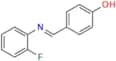 4-{(E)-[(2-fluorophenyl)imino]methyl}phenol