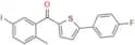 (5-(4-Fluorophenyl)thiophen-2-yl)(5-iodo-2-methylphenyl)methanone