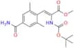(Z)-Methyl 2-((tert-Butoxycarbonyl)amino)-3-(4-carbamoyl-2,6-dimethylphenyl)acrylate