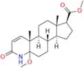 3-Oxo-4-aza-11a-methoxy-5α-alphandrost-1-ene-17β-carboxylic acid methyl ester