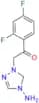 2-(4-Amino-4,5-dihydro-1H-1,2,4-triazol-1-yl)-1-(2,4-difluorophenyl)ethan-1-one