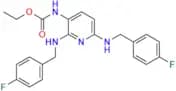 Ethyl (2,6-bis((4-fluorobenzyl)amino)pyridin-3-yl)carbamate