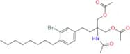 2-Acetamido-2-(3-bromo-4-octylphenethyl)propane-1,3-diyl Diacetate