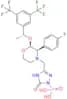 (3-(((2S,3R)-2-((R)-1-(3,5-bis(Trifluoromethyl)phenyl)ethoxy)-3-(4-fluorophenyl)morpholino)methyl)…