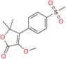3-Methoxy-5,5-dimethyl-4-(4-(methylsulfonyl)phenyl)furan-2(5H)-one