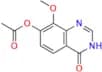 8-Methoxy-4-oxo-3,4-dihydroquinazolin-7-yl acetate