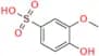 4-Hydroxy-3-methoxybenzenesulfonic Acid
