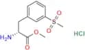 (R)-Methyl 2-amino-3-(3-(methylsulfonyl)phenyl)propanoate hydrochloride
