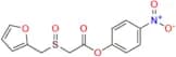 4-nitrophenyl 2-((furan-2-ylmethyl)sulfinyl)acetate