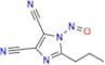 1-Nitroso-2-propyl-1H-imidazole-4,5-dicarbonitrile