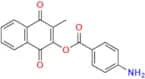 3-Methyl-1,4-dioxo-1,4-dihydronaphthalen-2-yl 4-aminobenzoate