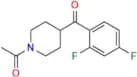 1-(4-(2,4-Difluorobenzoyl)piperidin-1-yl)ethanone