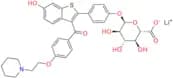Raloxifene-4'-Glucuronide (Lithium Salt)
