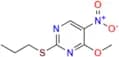 4-methoxy-5-nitro-2-(propylsulfanyl)pyrimidine