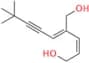 (E,4E)-4-(4,4-dimethylpent-2-ynylidene)pent-2-ene-1,5-diol