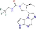 (3S,4S)-3-Ethyl-4-(3H-imidazo[1,2-a]pyrrolo[2,3-e]pyrazin-8-yl)-N-(2,2,2-trifluoro ethyl)pyrrolidi…