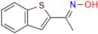 (E)-1-(benzo[b]thiophen-2-yl)ethanone oxime