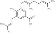 3-Geranyl-4-hydroxy-5-prenylbenzoic acid