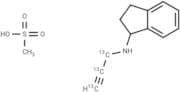Rasagiline 13C3 mesylate racemic