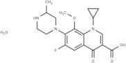 Gatifloxacin sesquihydrate