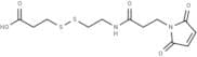 Mal-NH-ethyl-SS-propionic acid