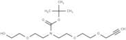 N-(PEG1-OH)-N-Boc-PEG2-propargyl