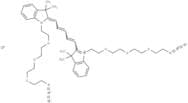 N,N'-bis-(azide-PEG3)-Cy5
