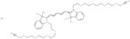 N,N'-bis-(propargyl-PEG4)-Cy5
